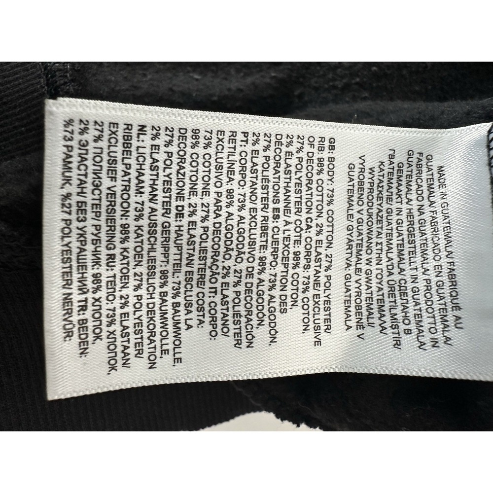 The North Face Sweater Pullover Mens Small‎ Black Cotton Crewneck Cozy Outdoor - Picture 5 of 9